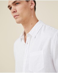 Cotton On - Linen Long Sleeve Shirt
