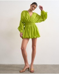 TOPSHOP - Nova LS Bubble Hem Mini Dress