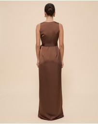 CHANCERY - Lani Sleeveless Wrap Maxi Dress