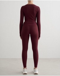 Aim'n - Ribbed Performance Zip Cardigan