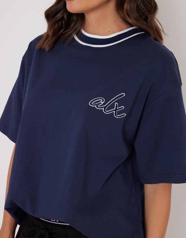ALEXANDRA - Artie T-Shirt Navy