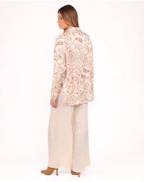 Petal & Pup - Valia Wide Leg Pant - Cream