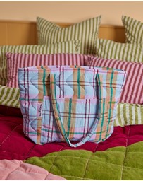 Mosey Me - Confetti Plaid Quilted Bag