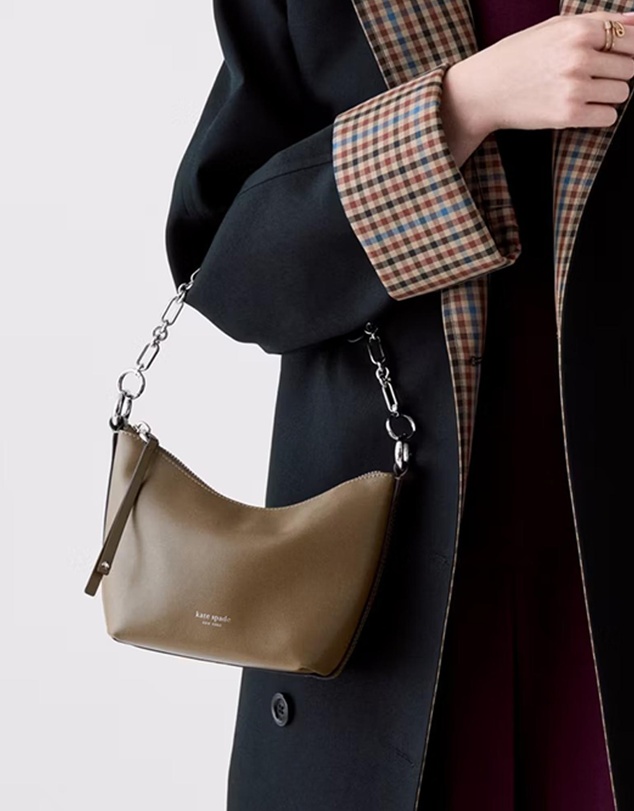 Kate Spade - Halo Fine Grain Leather Leather Mini Chain Shoulder Bag