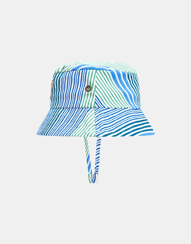 Huxbaby - Beach Club Hux Variegated Stripe Bucket Hat - ICONIC EXCLUSIVE - Babies-Kids