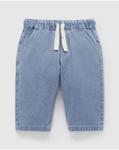 Purebaby - Pull on Relaxed Jeans -Kids-Babies