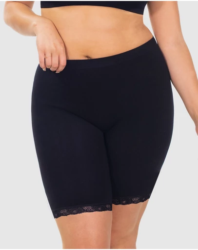 B Free Intimate Apparel - Mid Rise Anti-Chafing Cotton Shorts