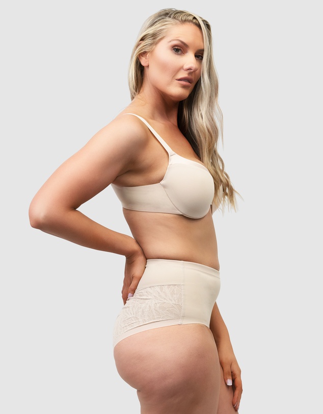 Naturana - The Wednesday Satin Trim Seamless Underwire Bra