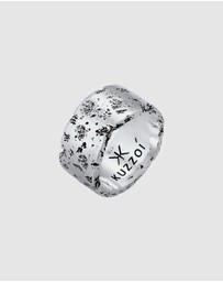 Kuzzoi - ICONIC EXCLUSIVE - Ring Robust Look Trend in 925 Sterling Silver