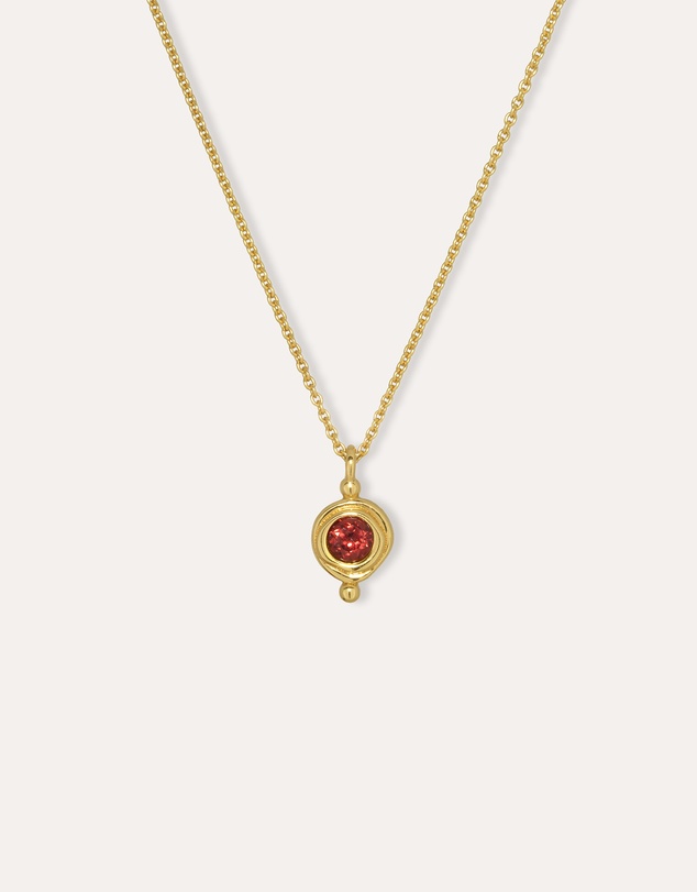 Ottoman Hands - January Birthstone Pendant Necklace