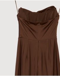 Revibe - Repaired CHANCERY Jada Strapless Corset Maxi Dress - AU 6