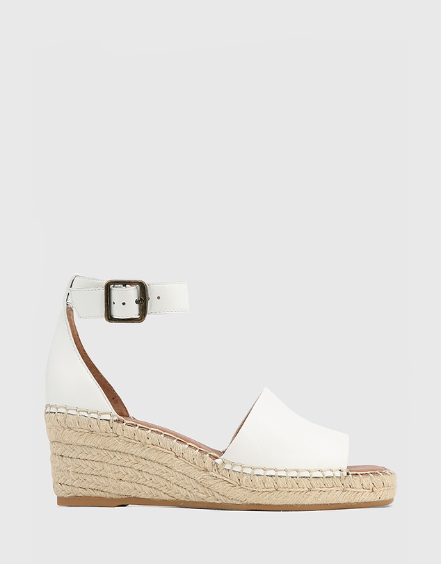Krysta Leather Espadrille Wedge Sandals by Wittner Online | THE ICONIC |  New Zealand