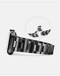 Friendie - Stainless Steel Link Bracelet Band - The Sydney - Apple Watch Compatible