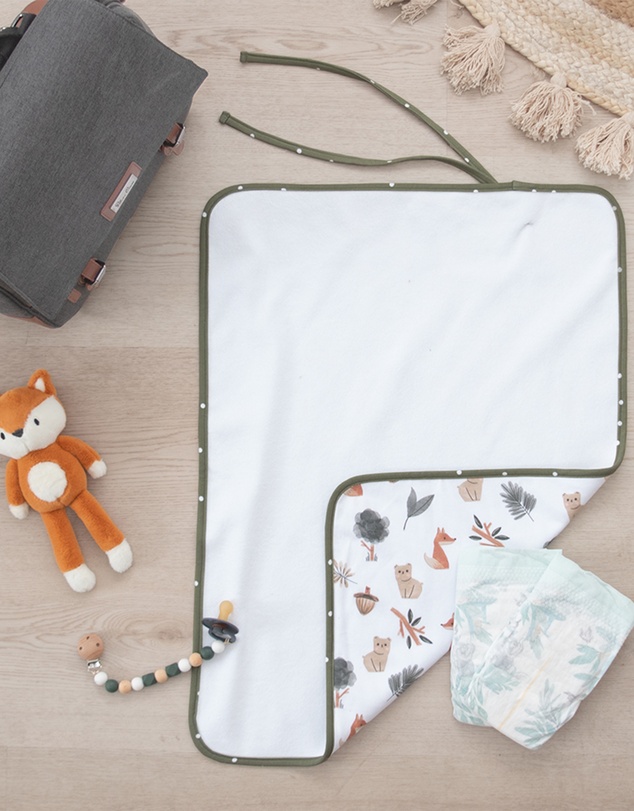 Living Textiles - Travel Change Mat - Forest Retreat