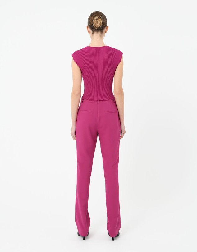 Forcast - Mara Heart Neck Knit Top