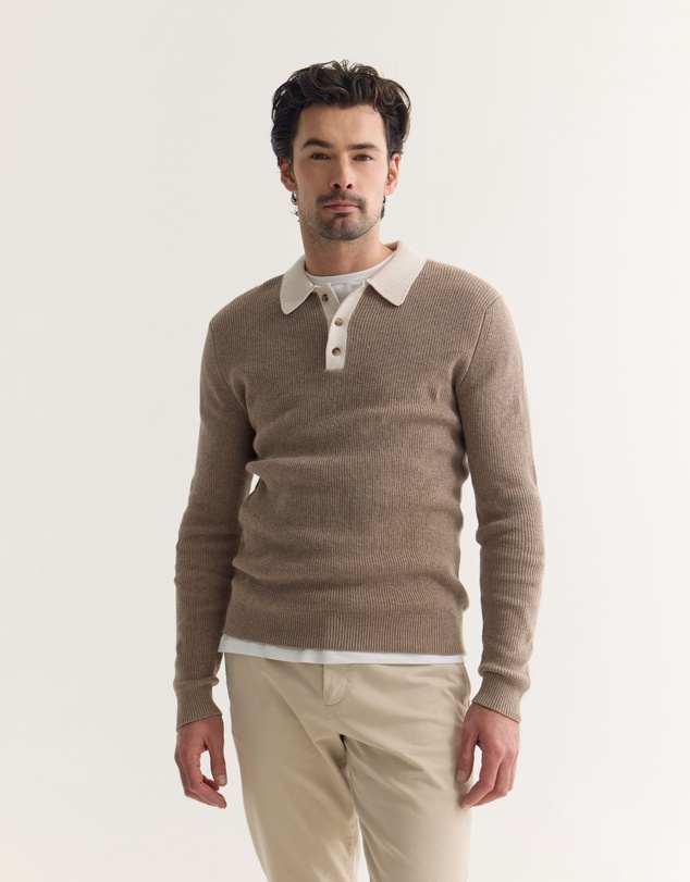 Oxford - Sam Contrast Collar Knit