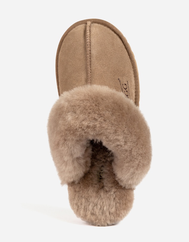 Ozwear Connection Uggs - Ugg Slippers Premium Australia Sheepskin Unisex Scuffette Suede