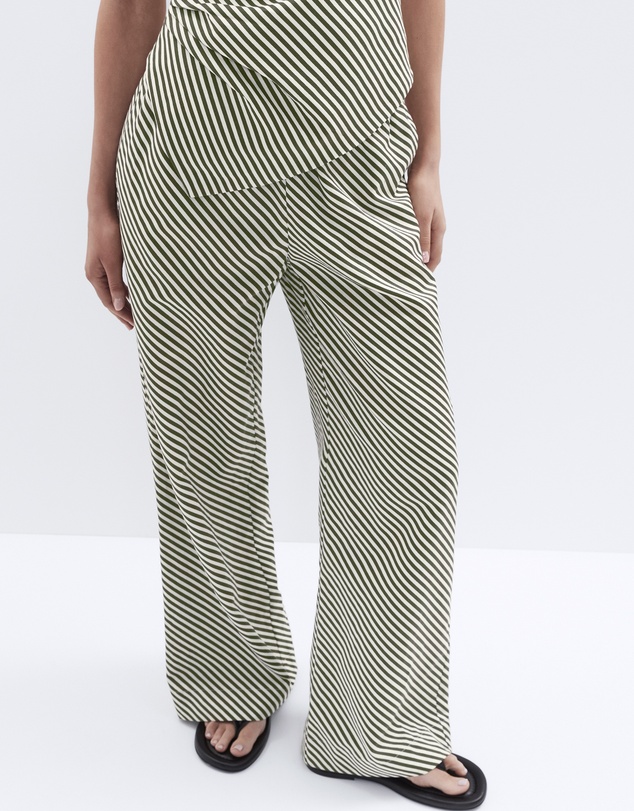 UNISON - Stripe Wide Leg Pant