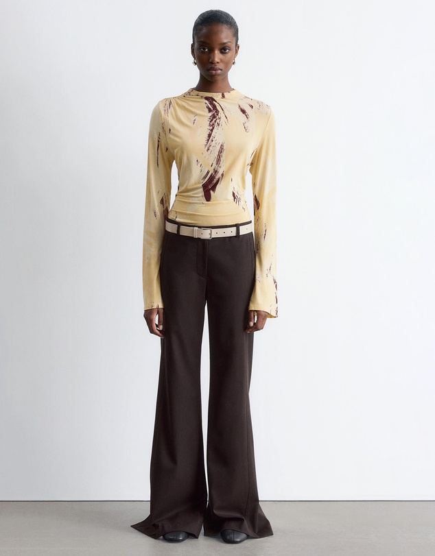 & Other Stories - Flare-Sleeve Mock-Neck Top