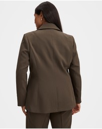 Forever New Curve - Victoria Curve Single Breasted Blazer