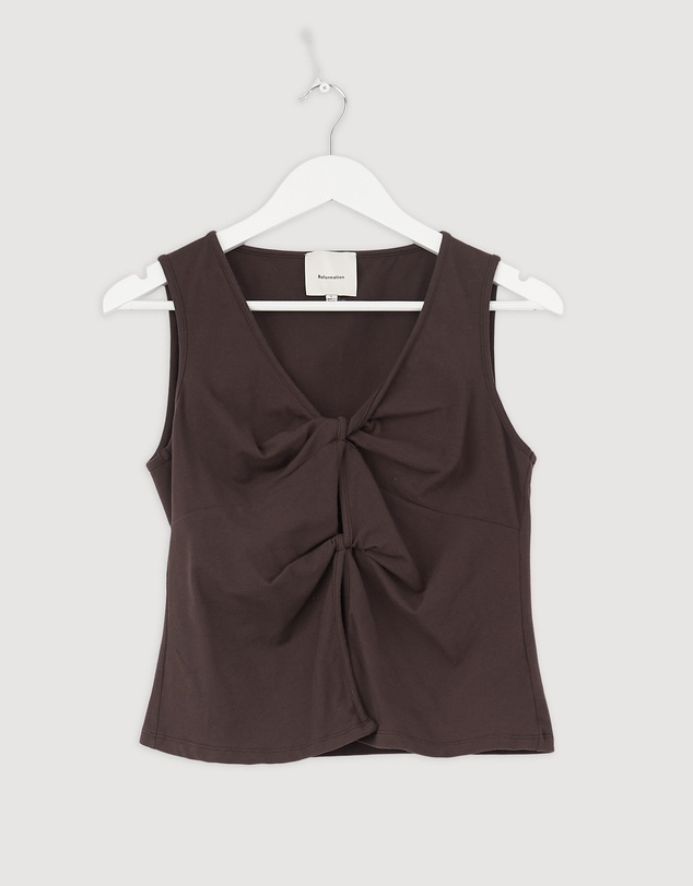 Revibe - Repaired Reformation Tefi Knit Top - AU L