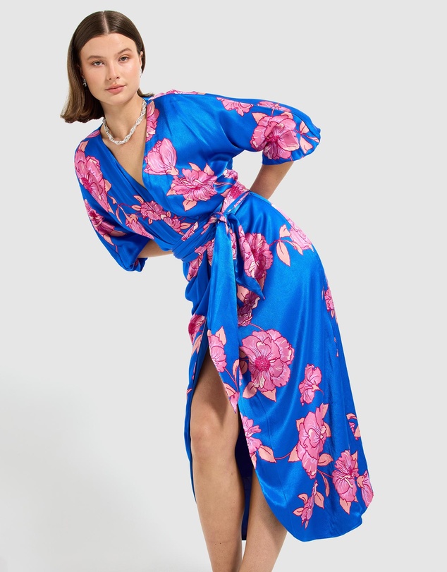 Pasduchas - Margot Wrap Midi Dress