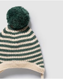 Wilson & Frenchy - Organic Knitted Stripe Bonnet - Babies