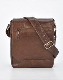 Cobb & Co - Kooyong Jr. RFID Leather Satchel