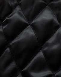 Duke + Dexter - Plus Black Satin Bomber Jacket