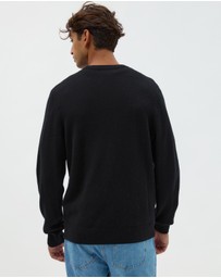 AERE - Premium Wool Crew Neck Knit Jumper