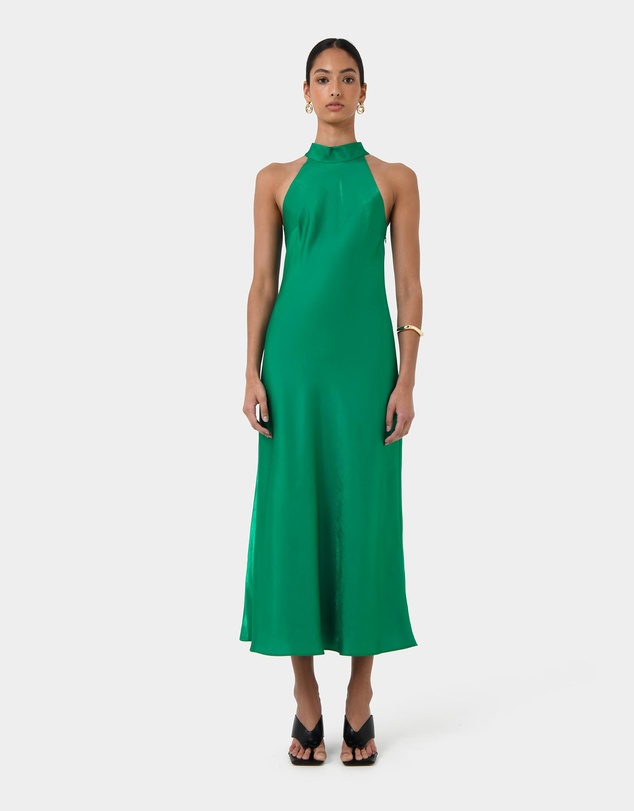 Forcast - Leana Bias Midi Dress