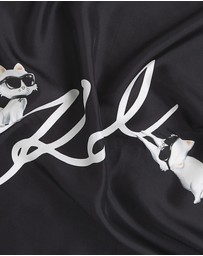 Karl Lagerfeld - Ikon Signature Silk Scarf