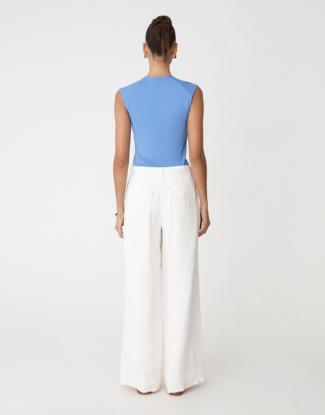 Forcast - Soho Rounded Square Neck Top