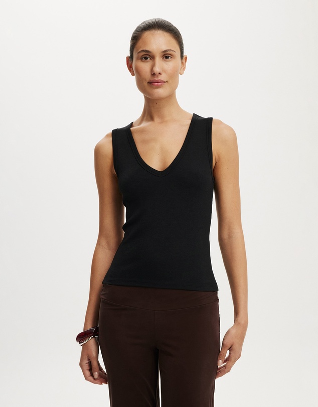 Cotton On - Deep V Tank