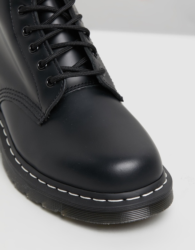 Dr Martens - Unisex 1460 White Stitch 8-Eye Boots