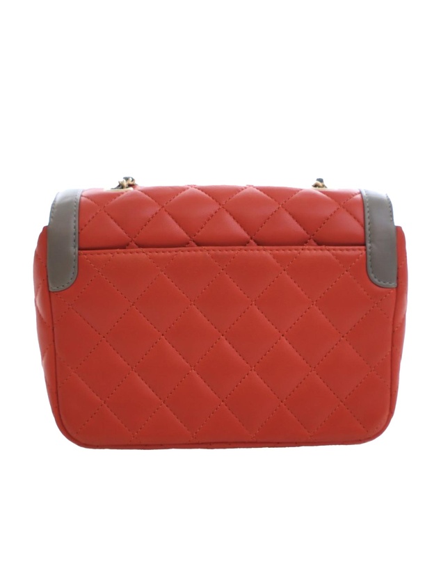 Pre-Loved by Azura Reborn - Pre-Loved Mini Quilted Lambskin Two Tone Day Flap