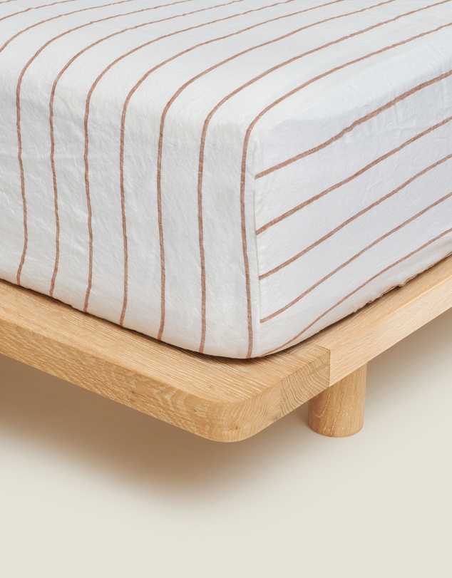 Carlotta + Gee - 100% Linen Fitted Sheet