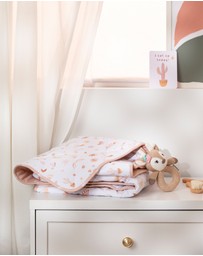 Living Textiles - Knitted Ring Rattle - Ava the Fawn