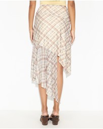 Dazie - Rush Hour Asymmetric Hem Skirt