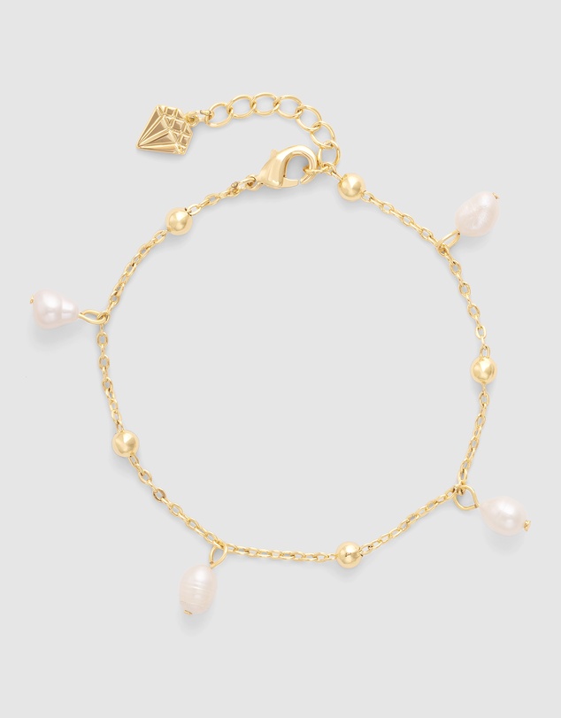 Wanderlust + Co - To The Sea Gold Bracelet