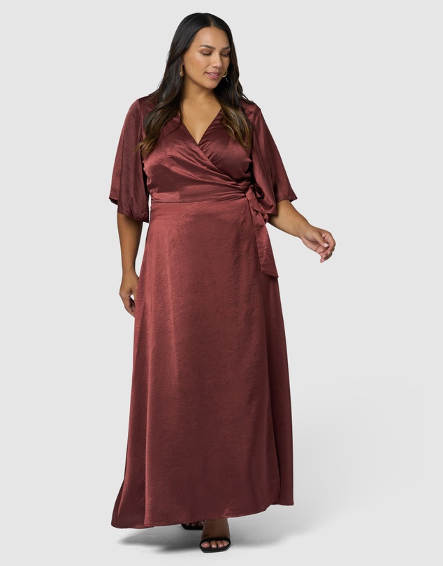 Pink Dusk by Curve Project - Femme Fatale Maxi Dress