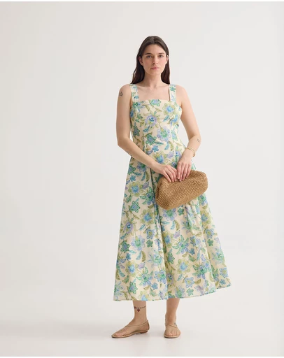 Oxford - Marion Chintz Floral Dress