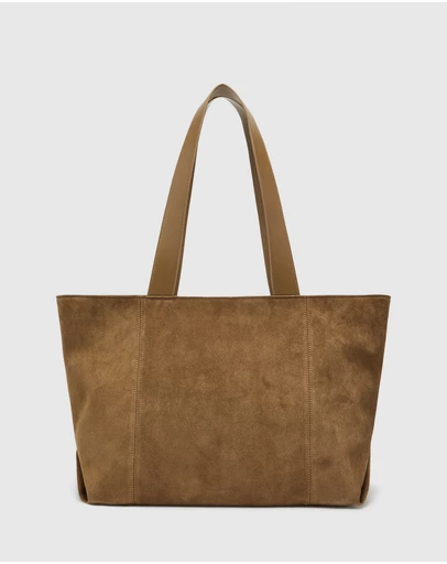 Nakedvice - The Gina Mocha Suede Bag