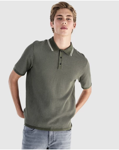 rag & bone - Harvey Tipped Polo