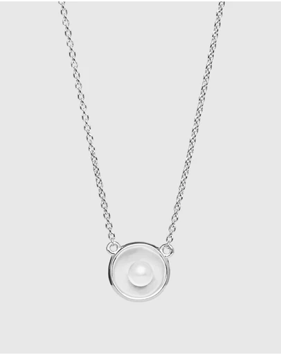 Najo - Capri Silver and Pearl Necklace