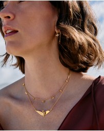 Rachel Jackson - Dreamcatcher Bird Choker Necklace Gold