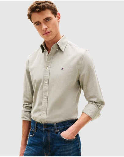 Tommy Hilfiger - TH Flex Regular Fit Dobby Shirt