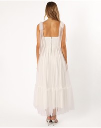 Petal & Pup - Floret Midi Dress - Off White