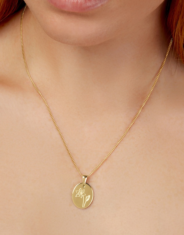 Pastiche - March Birth Flower Necklace