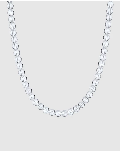 Elli Jewelry - Rock Crystal Bead Necklace